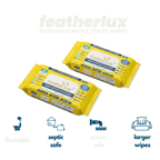 Flushable Toilet Wipes - 12 Pack