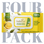 Antibacterial Wipes - 4 Pack