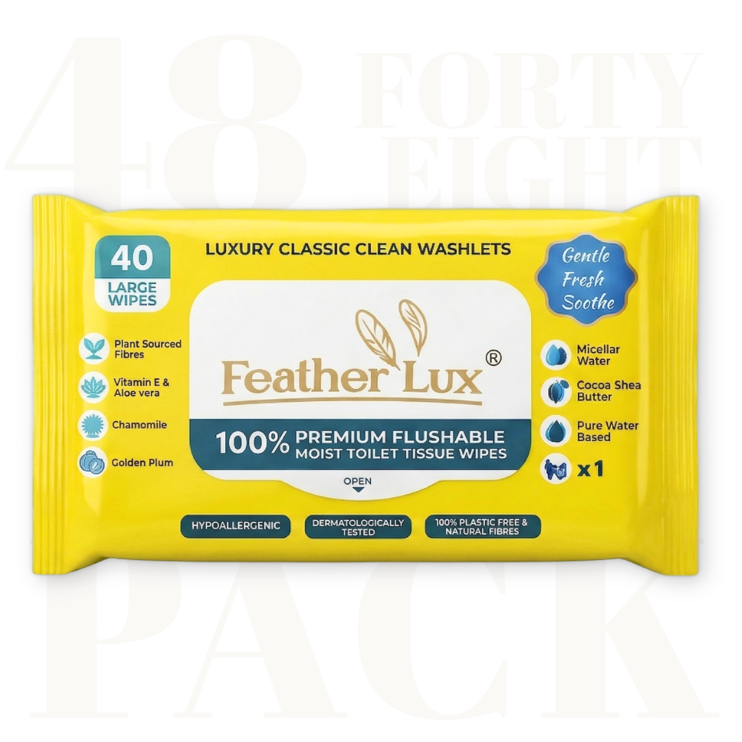 Flushable Toilet Wipes - 48 Pack