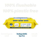 Flushable Toilet Wipes - 12 Pack