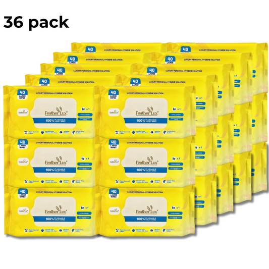 Flushable Toilet Wipes - 36 Pack